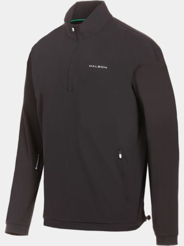 Malbon  PERFORMANCE QUARTER ZIP SHELL PULLOVER Větrovka s dlouhým rukávem černá