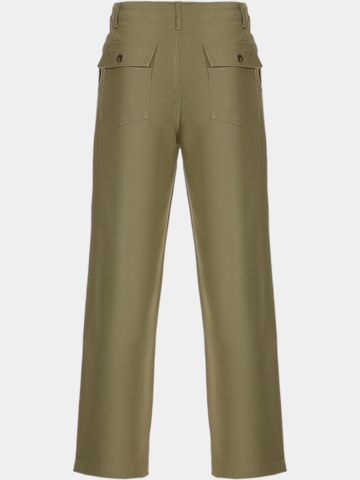 Malbon BRAXTON PANT lang Hose oliv