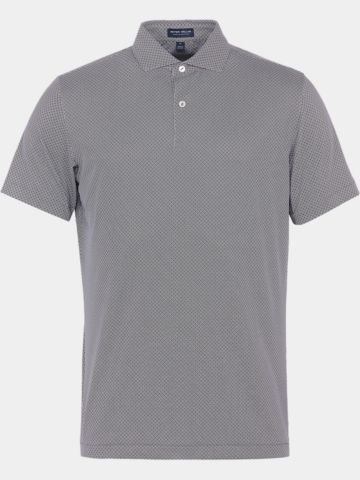 Peter Millar SEVILLE PERFORMANCE - EDWIN SPREAD polokošile s polovičním rukávem světle šedá