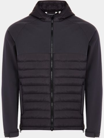 Peter Millar Termo bunda APEX HYBRID HOODIE šedá