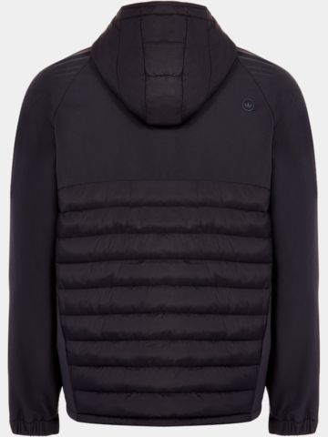 Peter Millar Termo bunda APEX HYBRID HOODIE šedá