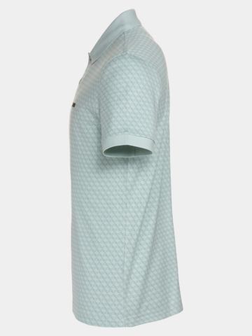 BOSS PL_GOC Chip Pattern Halbarm Polo grün