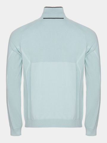 BOSS KN_GOC Hydro QZ Troyer knit green