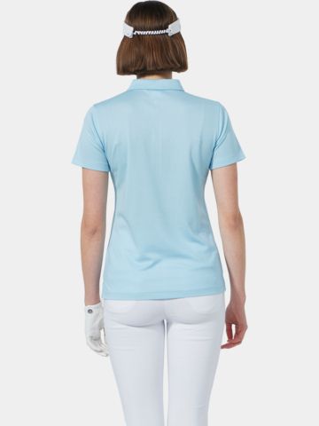 Daily Sports PEORIA half-sleeve polo light blue