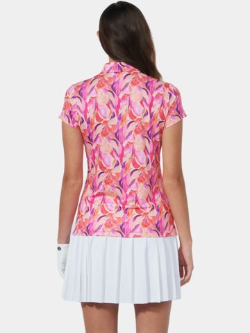 Daily Sports SHEERMOTION half-sleeve polo pink