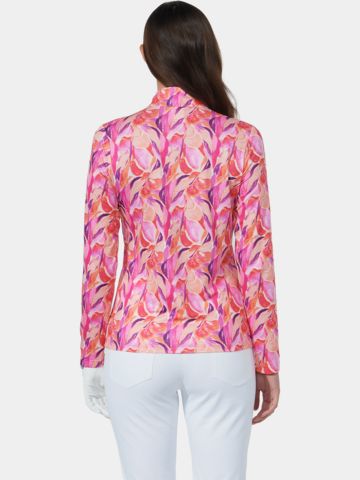 Daily Sports SHEERMOTION LS Half Zip Stretch Unterzieher pink