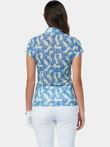 Daily Sports BREEZE Mesh half-sleeve polo light blue