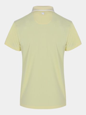 Macade Golf Cora Halbarm Polo gelb