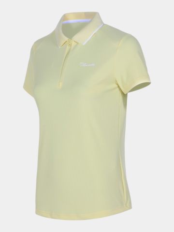 Macade Golf Cora Halbarm Polo gelb