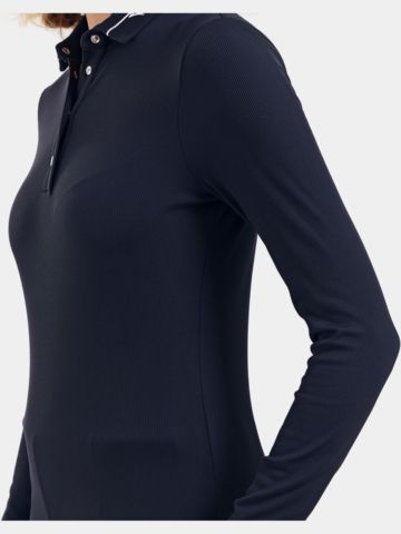 Chervo  ACUME Langarm Polo navy