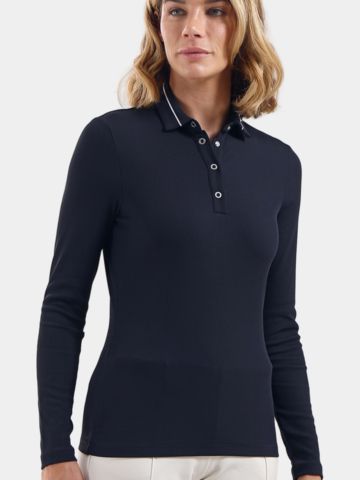 Chervo  ACUME Langarm Polo navy