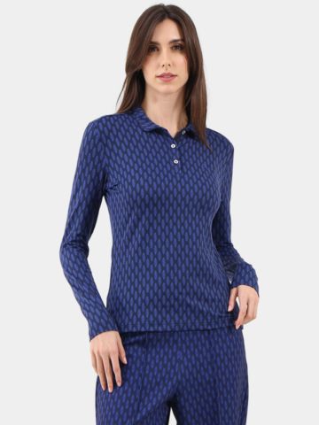 Chervo  AFFARE Langarm Polo blau