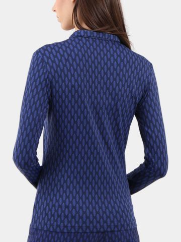 Chervo  AFFARE Langarm Polo blau