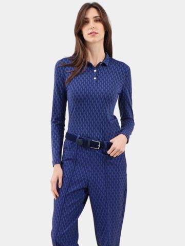 Chervo  AFFARE Langarm Polo blau