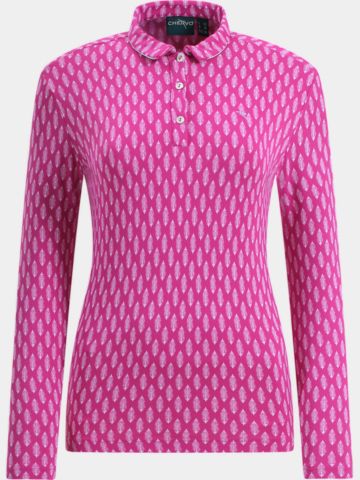 Chervo AFFARE Langarm Polo pink