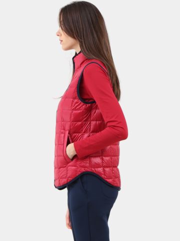 Chervo  ESTETA Daunen Weste rot