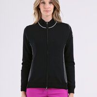 Chervo NAVICELLA windstopper knit jacket black Chervo NAVICELLA windstopper knit jacket black