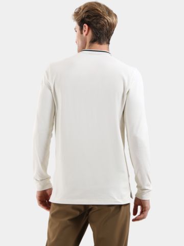 Chervo  ABBAZIA Langarm Polo offwhite