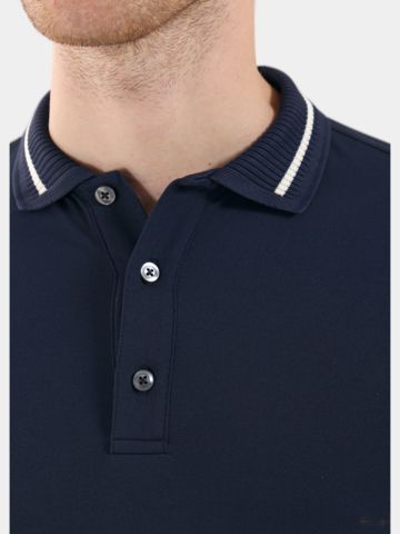 Chervo  ABBAZIA Langarm Polo navy