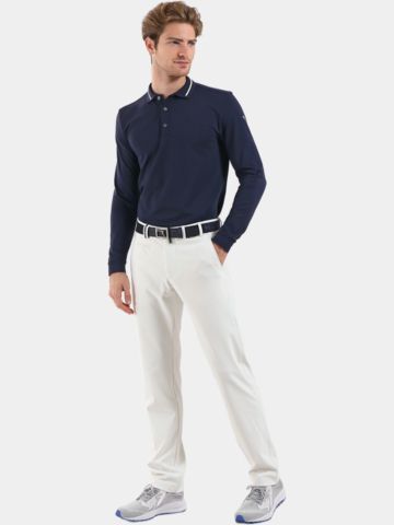 Chervo  ABBAZIA Langarm Polo navy