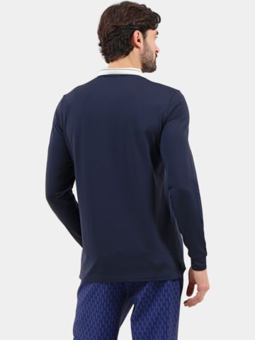 Chervo  AFFRANTO Langarm Polo navy