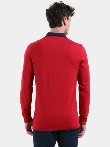 Chervo  AFFRANTO Langarm Polo rot