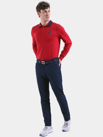 Chervo  AFFRANTO Langarm Polo rot