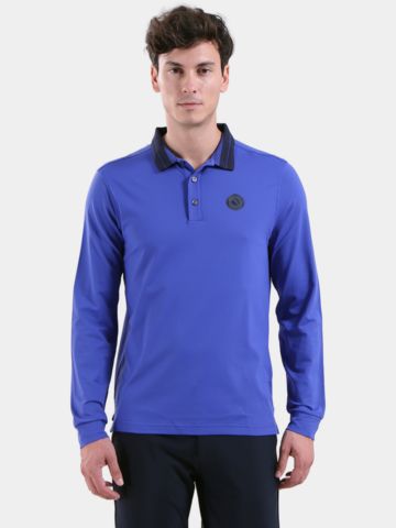 Chervo AFFRANTO Langarm Polo blau