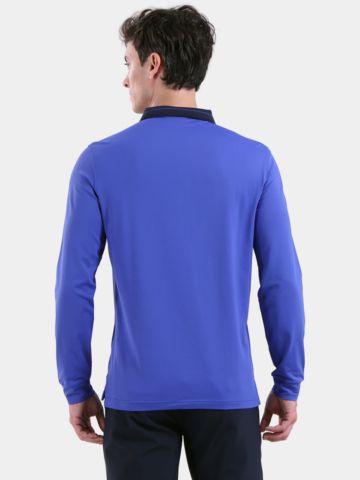Chervo  AFFRANTO long sleeve polo blue
