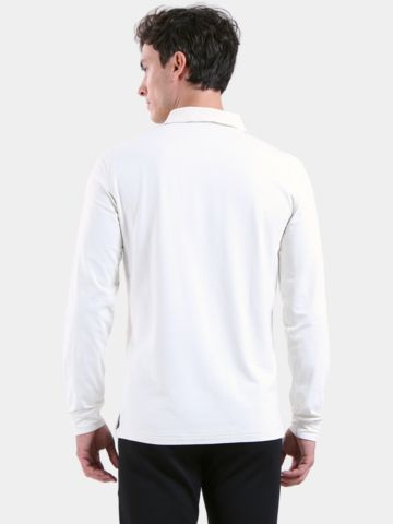 Chervo  AROMATICO Langarm Polo offwhite