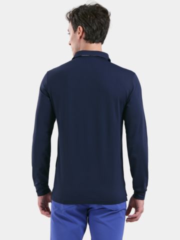 Chervo  AROMATICO Langarm Polo navy