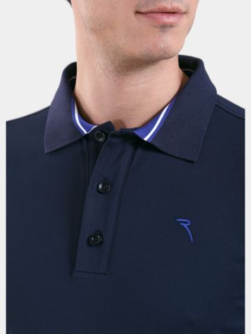 Chervo  AROMATICO Langarm Polo navy