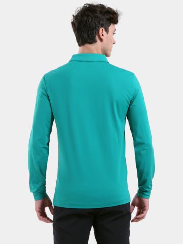 Chervo  AROMATICO Langarm Polo petrol