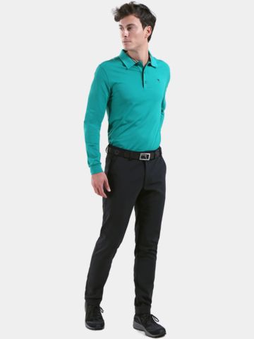 Chervo  AROMATICO Langarm Polo petrol