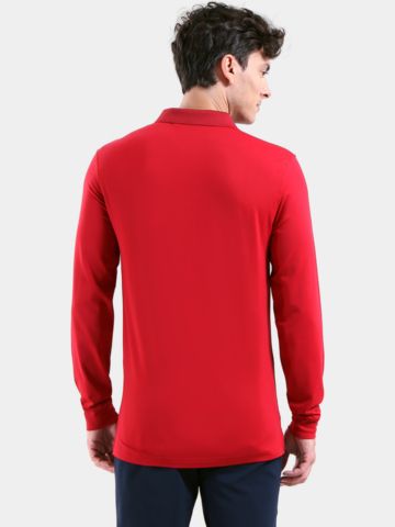 Chervo  AROMATICO Langarm Polo rot