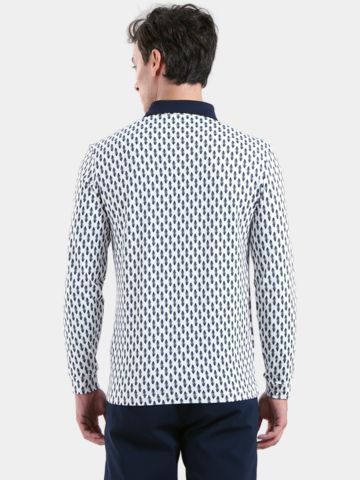 Chervo  ARRIVISTA long sleeve polo white