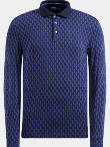 Chervo ARRIVISTA Langarm Polo blau