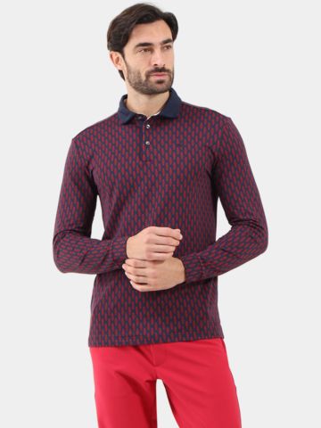 Chervo ARRIVISTA Langarm Polo navy