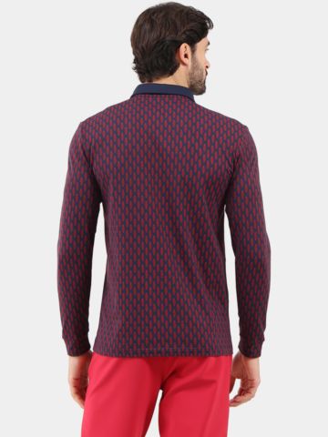 Chervo  ARRIVISTA long sleeve polo navy