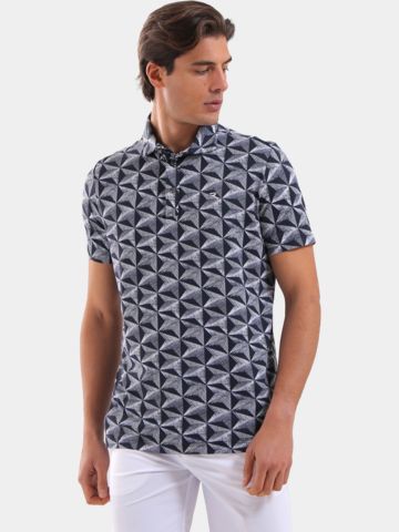 Chervo ARTEMIO Halbarm Polo navy