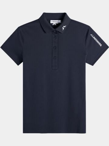 J.Lindeberg Tour Tech Halbarm Polo navy