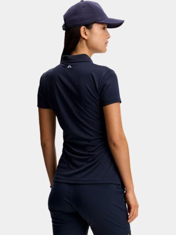 J.Lindeberg Tour Tech Halbarm Polo navy