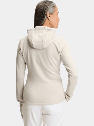 J.Lindeberg Aerielle Quarter Zip Hood Stretch Midlayer sand