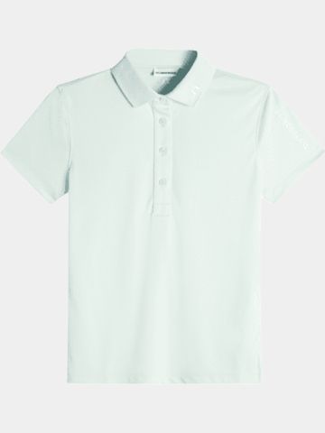 J.Lindeberg Tour Tech Halbarm Polo hellblau