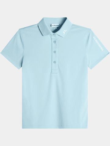 J.Lindeberg Tour Tech Halbarm Polo blau