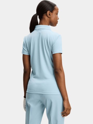 J.Lindeberg Tour Tech Halbarm Polo blau