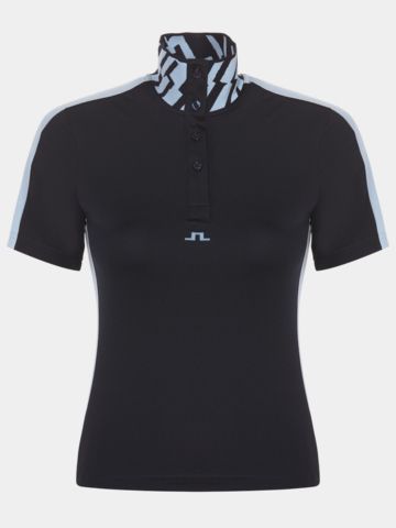 J.Lindeberg Pip Halbarm Polo navy