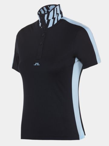 J.Lindeberg Pip Halbarm Polo navy