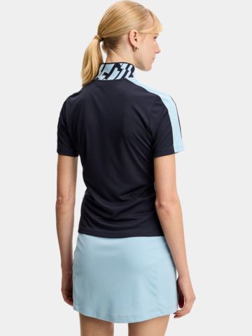 J.Lindeberg Pip Halbarm Polo navy