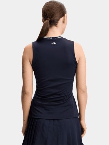 J.Lindeberg Leya Sleeveless Top ohne Arm Polo navy